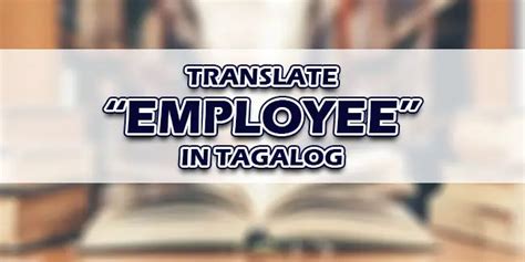 employment status in tagalog|Google Translate.